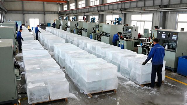 工厂车间降温冰块 天津工厂应对高温新方案